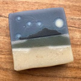 Soap with picture of St Michael’s Mount on it.